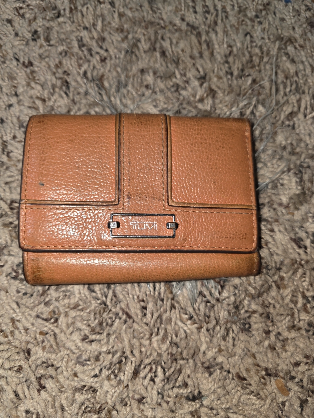 TUMI Women's Tan Leather Wallet
